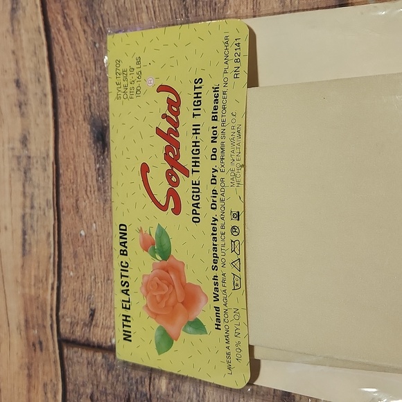 Sophia Opaque Thigh High Stockings - Picture 3 of 4